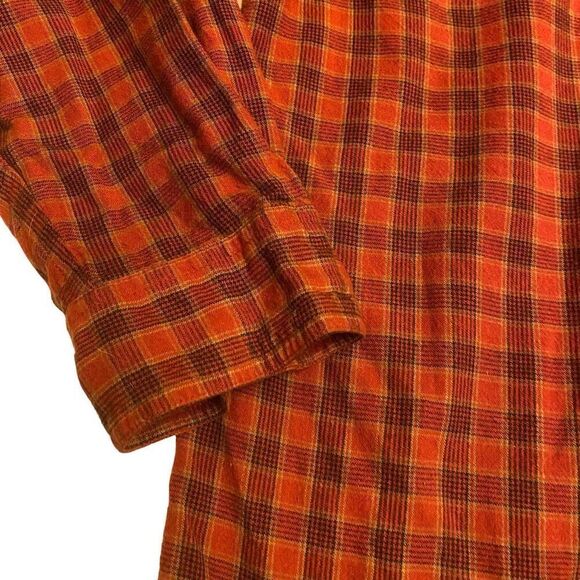 Columbia Sportswear Dark Red and Navy Plaid Button Down Shirt Sz 2XB - Picture 8 of 12